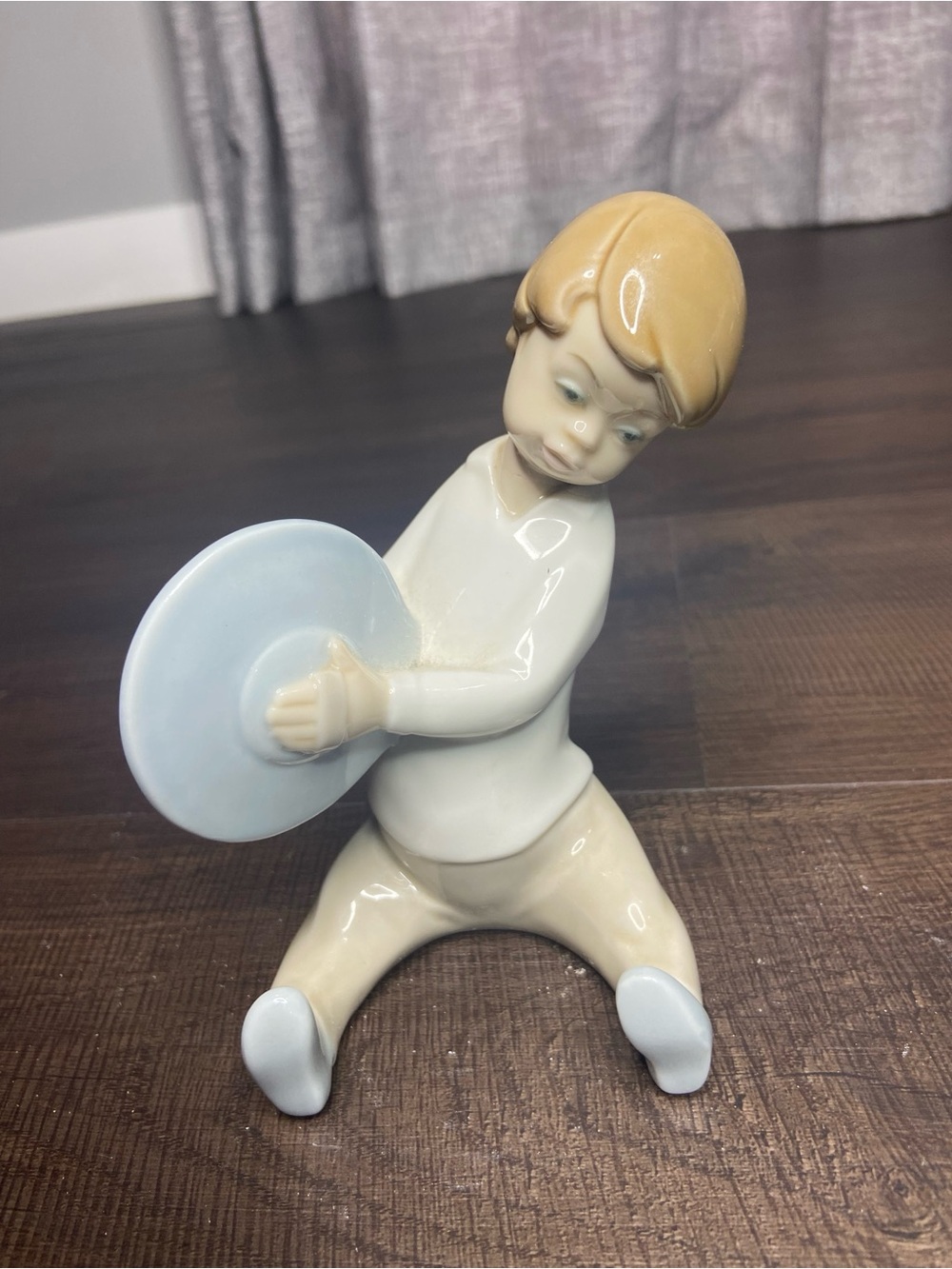 Lladro Boy Playing The Cymbles